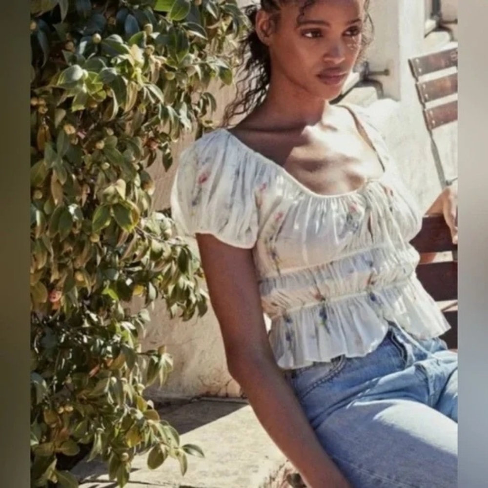DOEN Adie top in Painted Bouquet